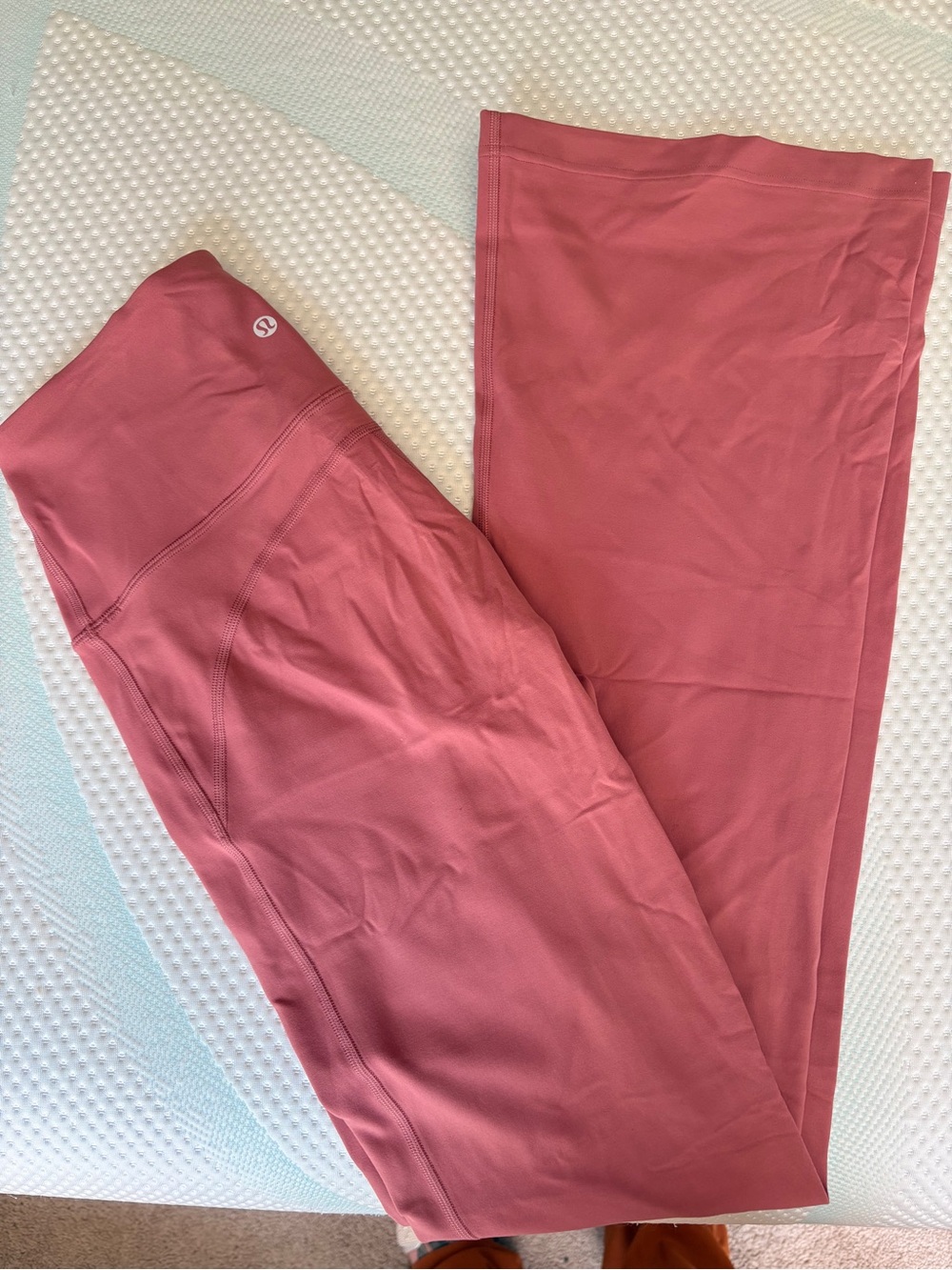 Lululemon Wunder Under Flare Leggings — Dusky Rose